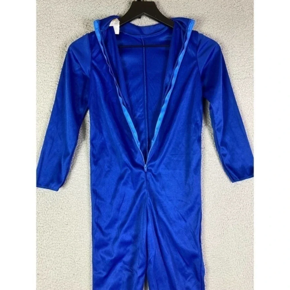 Dragonball Z Kids Costume Vintage 90s Body Suit Blue Halloween Cosplay Sz Medium